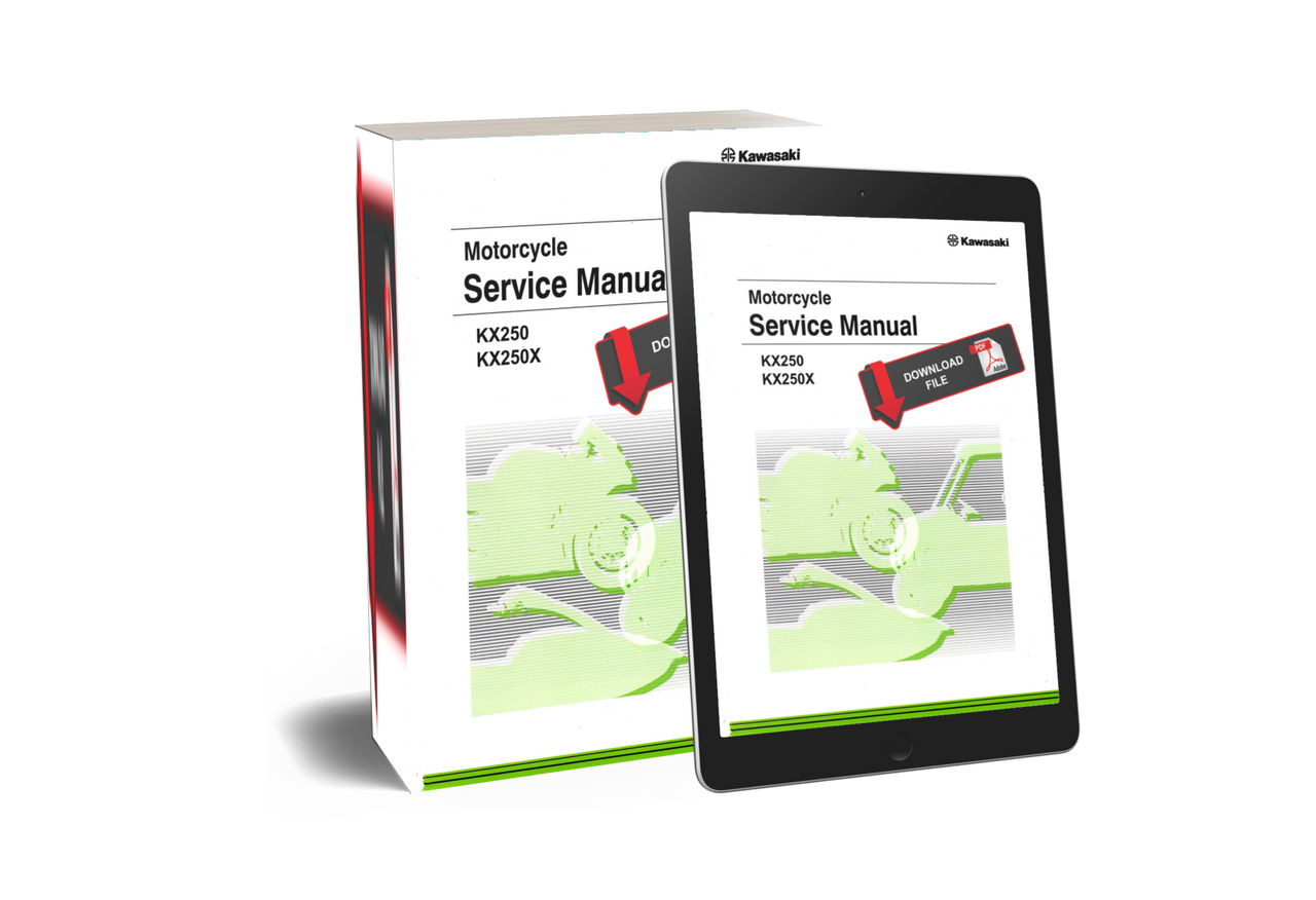 Service Manual Kawasaki 2024 KX250 Repair
