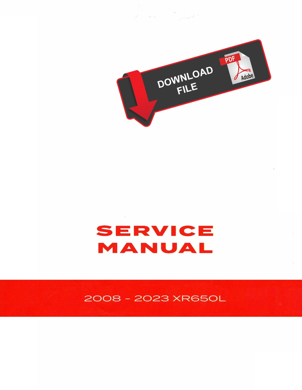 Honda 2023 XR650L Service Manual