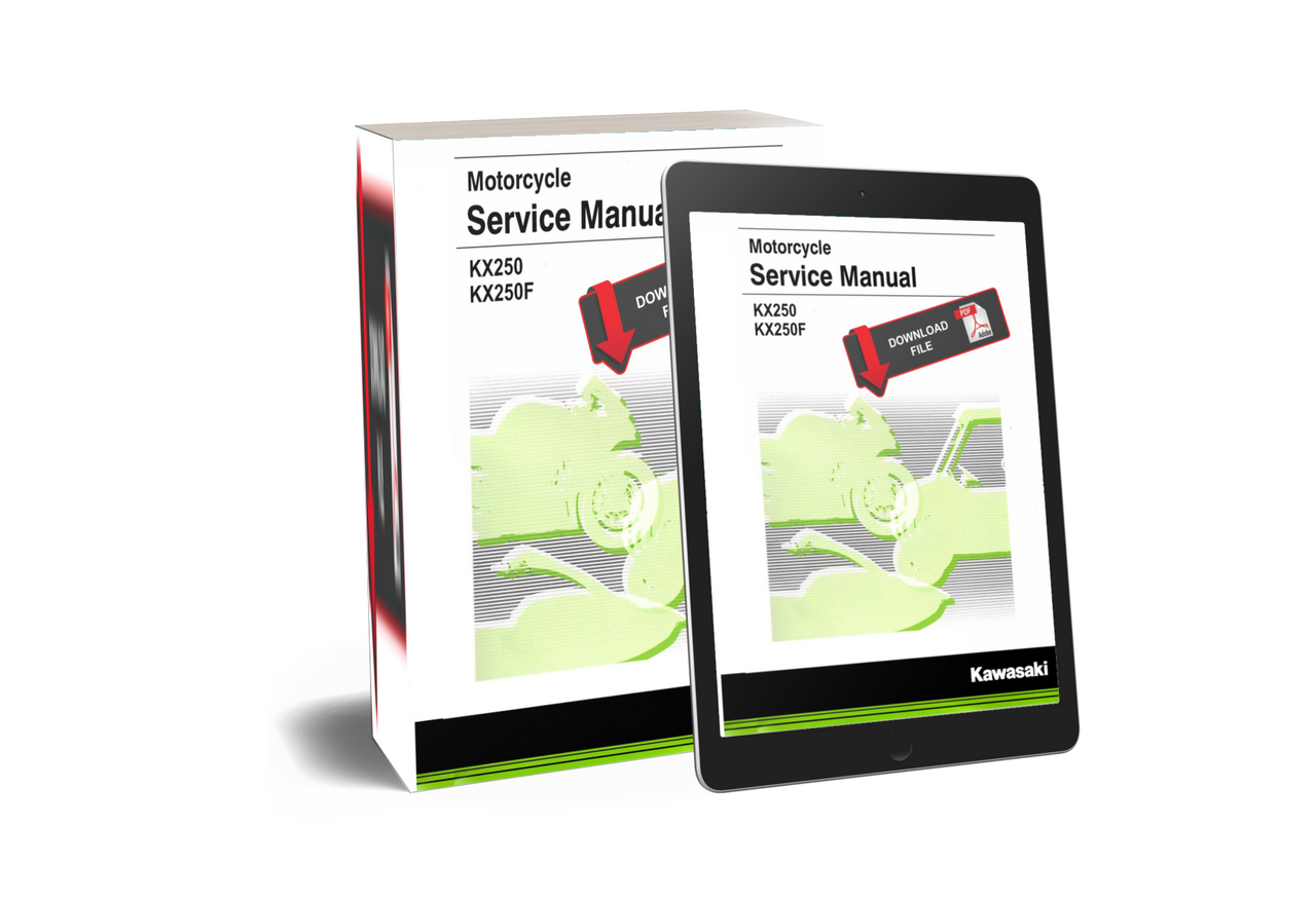 Service Manual Kawasaki 2018 KX250F Repair