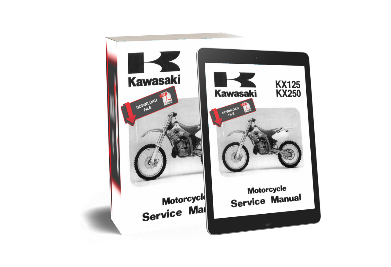 Service Manual Kawasaki 1996 KX250 Repair