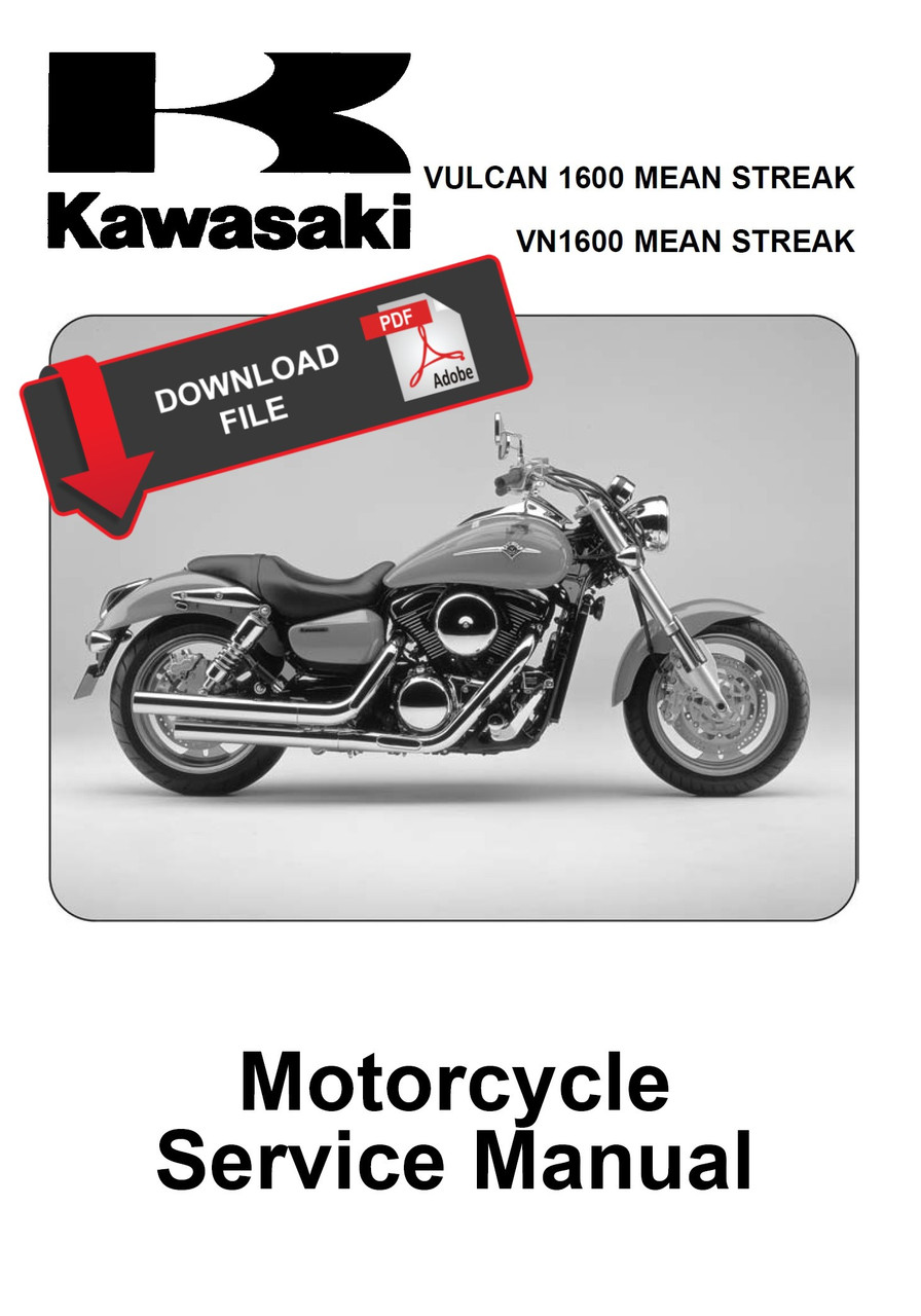 Service Manual Kawasaki 2005 Vulcan 1600 Mean Streak Repair