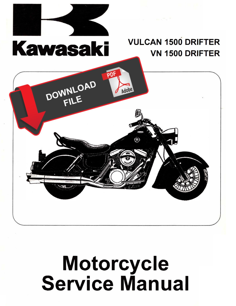 カワサキ VULCAN VULCAN-II サービスマニュアル Kawasaki VALCAN VULCAN-II サービスマニュアル 【公式通販】