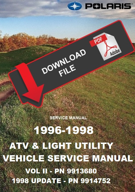 Polaris 1998 Xplorer 400 Atv Service Manual