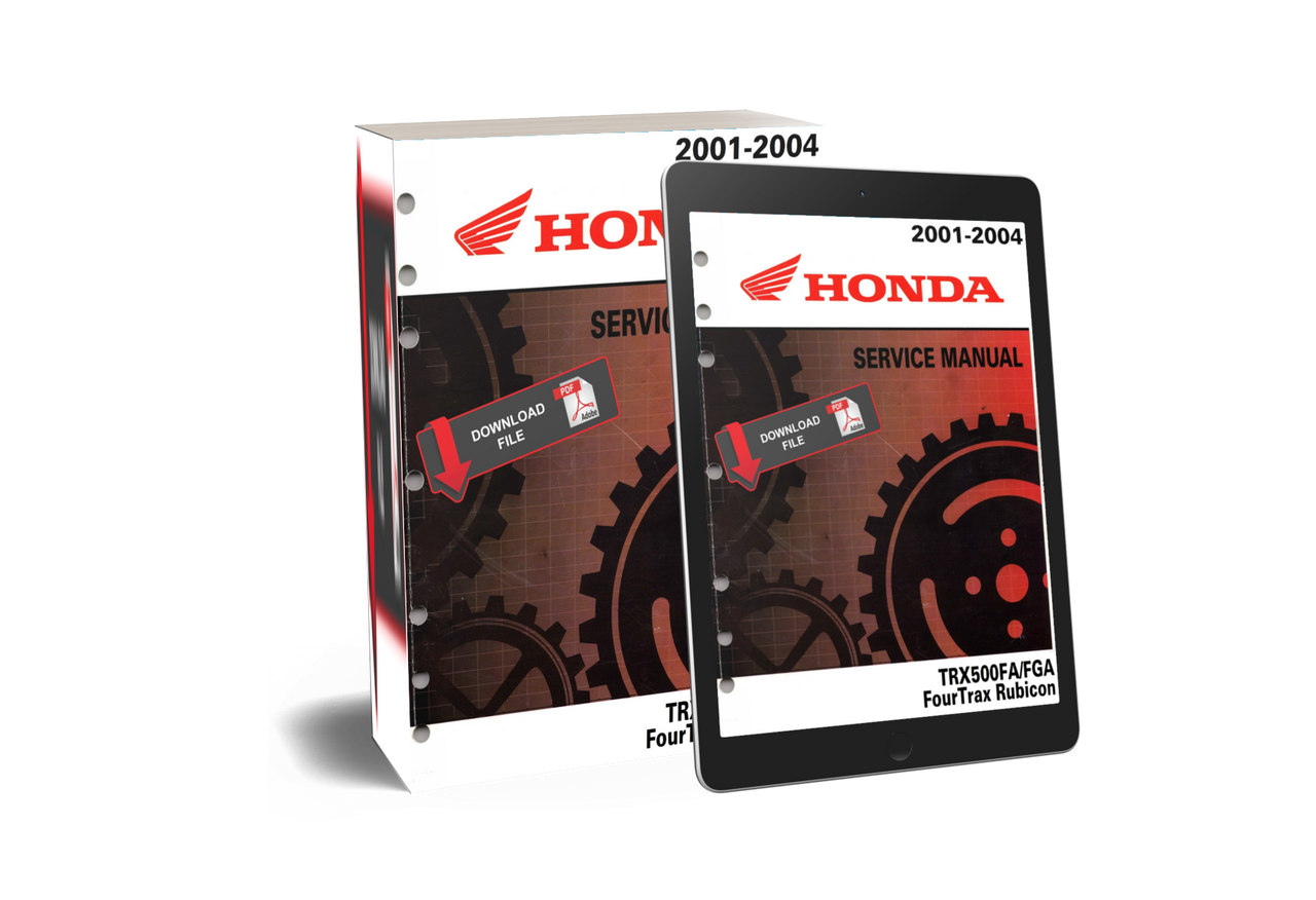 Honda 2001 TRX 500 4WD Automatic GPS Service Manual