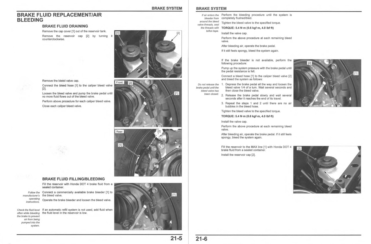 Honda 2023 Talon 1000R Fox Live Valve Service Manual