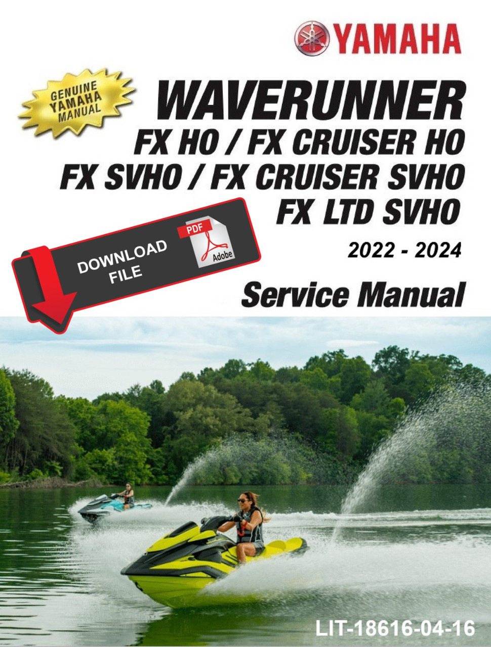 Yamaha 2024 Waverunner FX Cruiser SVHO Service Manual