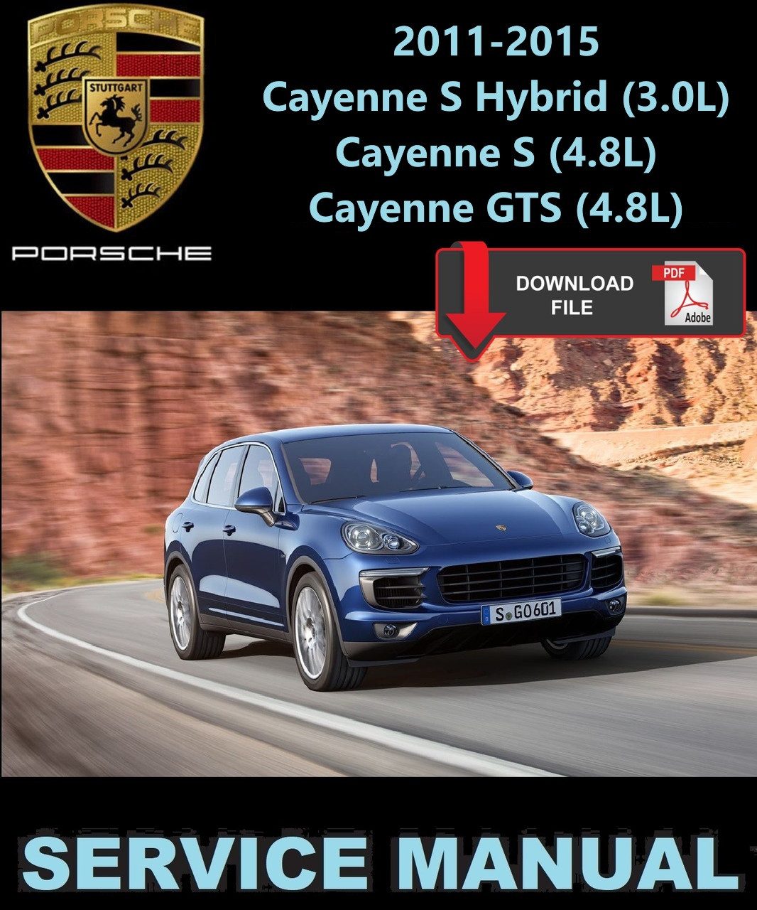 Porsche 2011 Cayenne S 4.8L Service Manual
