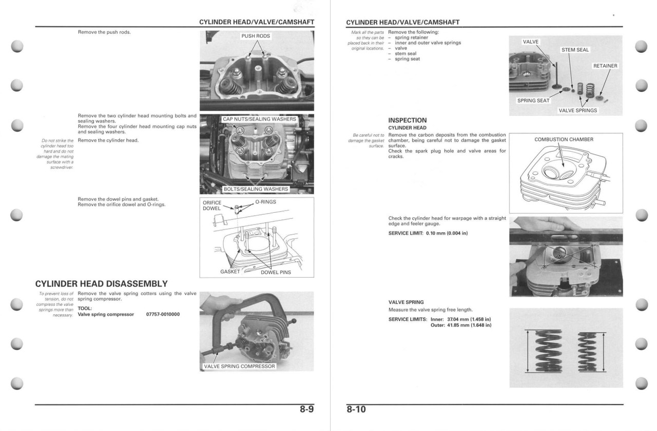Honda 2007 FourTrax Rancher AT 400 ATV Service Manual