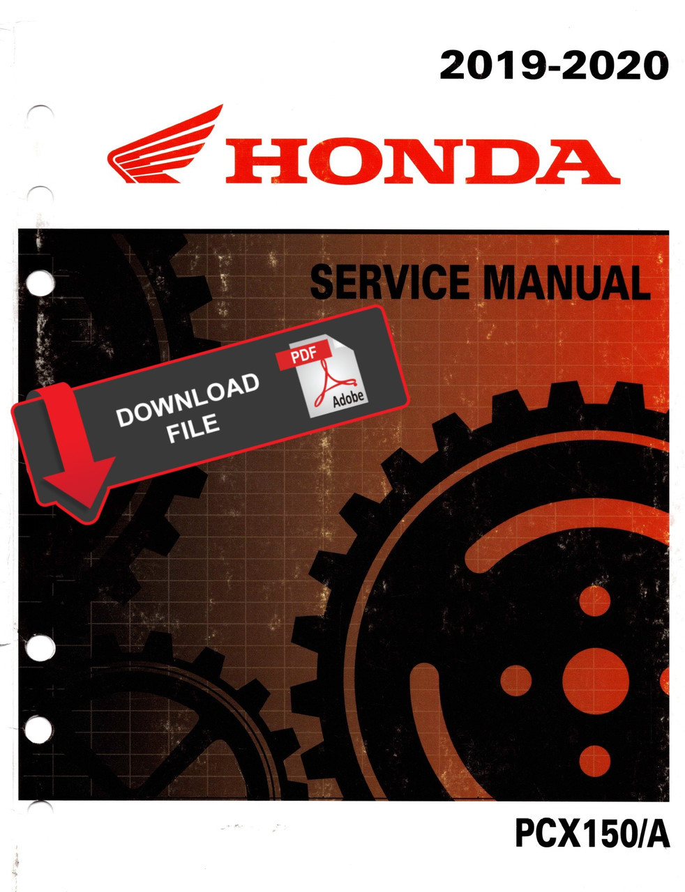 【HONDA】 PCX,PCX150 サービスマニュアル Service Manual Honda 2021 PCX 150 Repair