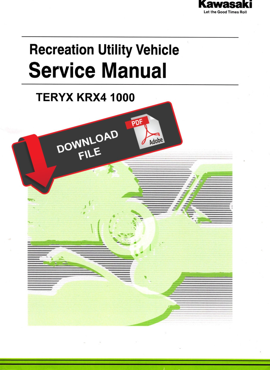 Kawasaki 2024 Teryx KRX4 1000 Service Manual