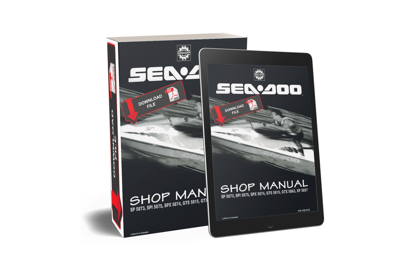 Sea-Doo 1995 XP (5857) Jetski Service Manual