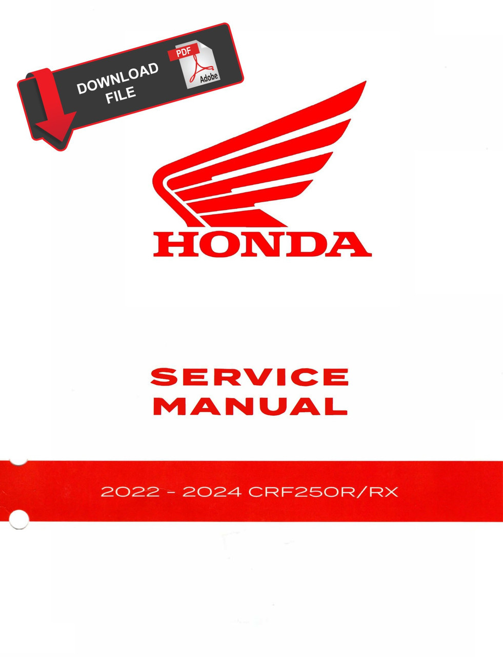 Honda 2022 CRF250RX Service Manual
