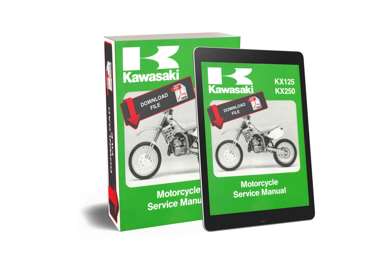 Service Manual Kawasaki 1993 KX250 Repair
