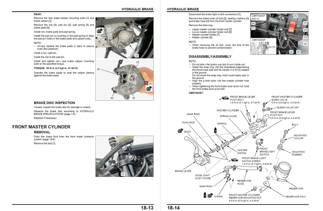 Honda 2022 CBR1000RR-R Fireblade Service Manual