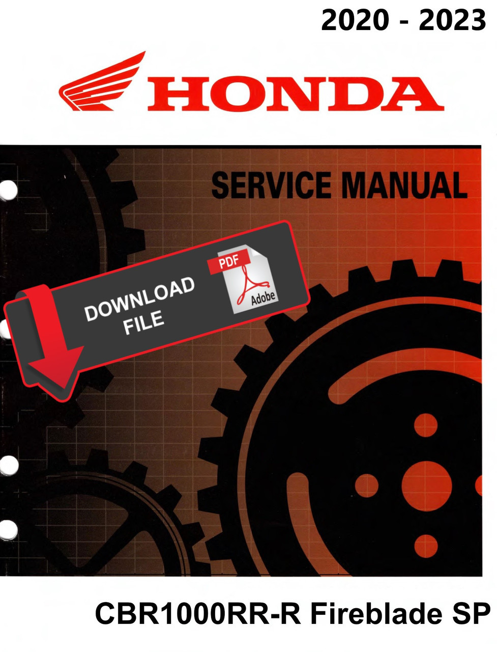 HONDA CBR1000RRサービスマニュアル Honda 2022 CBR1000RR-R Fireblade Service Manual