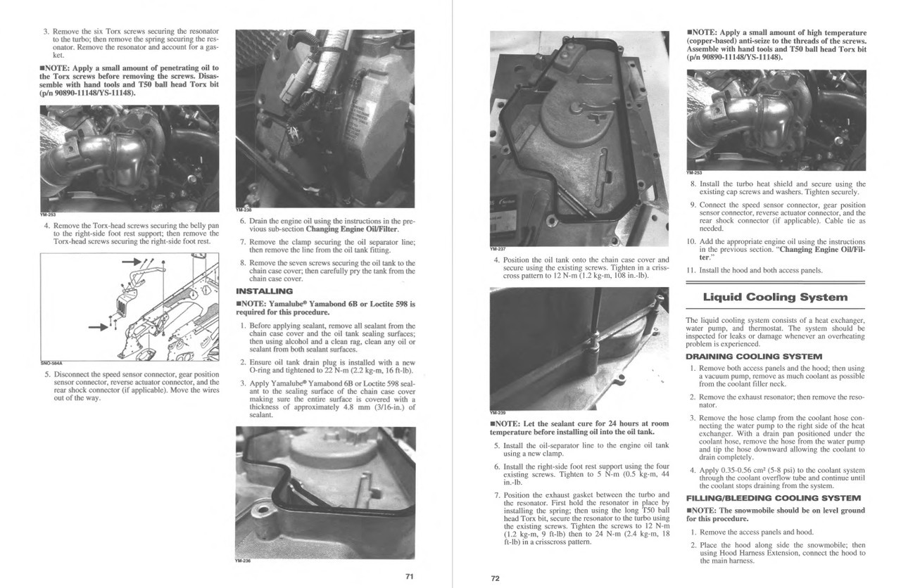 Yamaha 2023 Sidewinder SRX LE EPS Service Manual