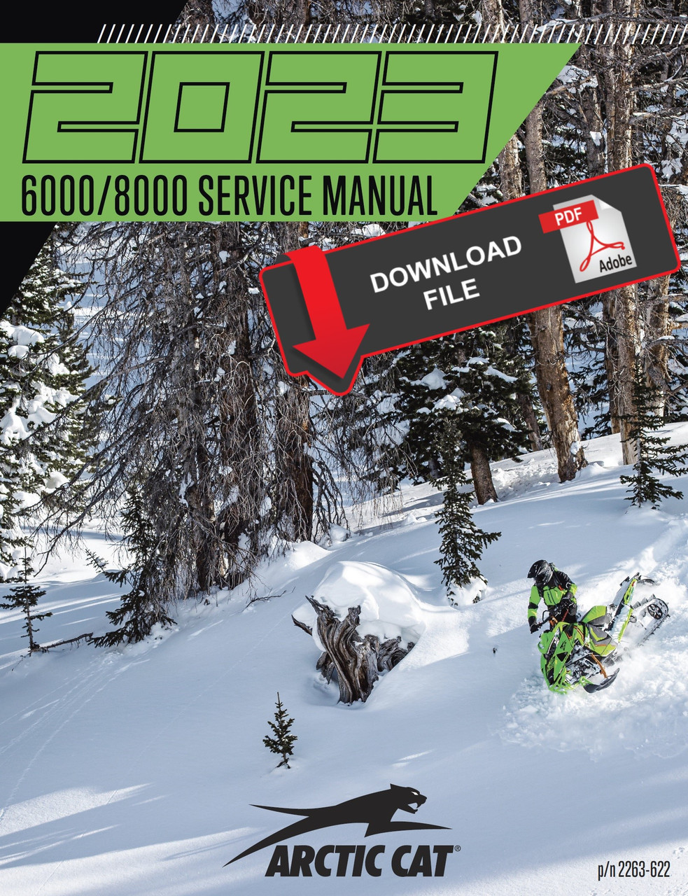 Arctic Cat 2023 M Alpha One 8000 Snowmobile Service Manual