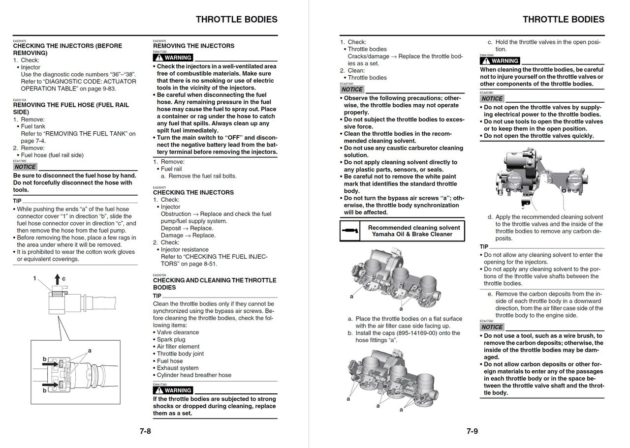 Yamaha 2021 Tracer 9 GT Service Manual