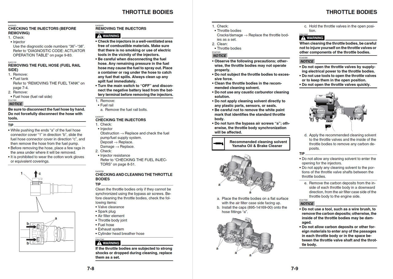 Yamaha 2022 Tracer 9 GT+ Service Manual