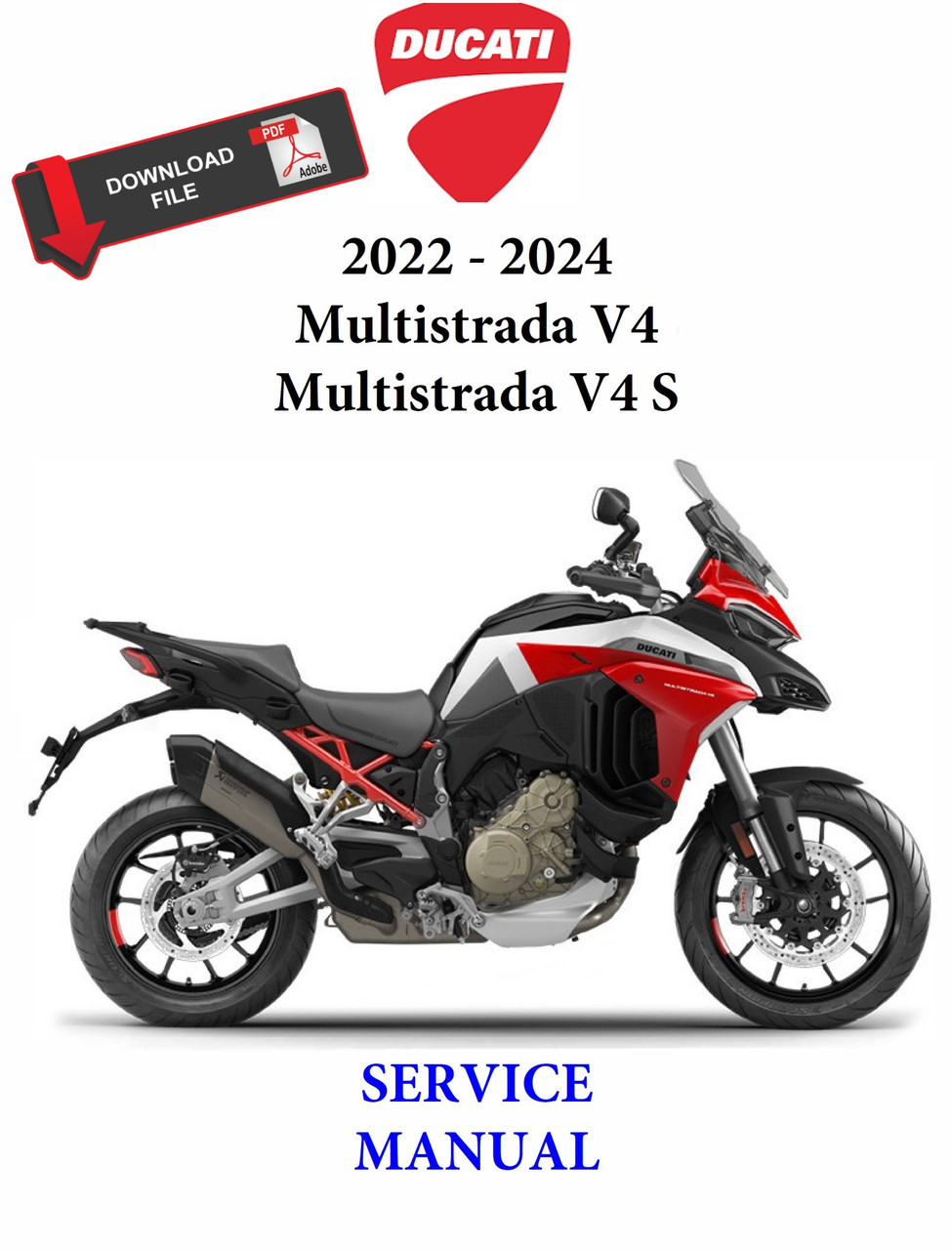 Ducati 2023 Multistrada V4 Service Manual