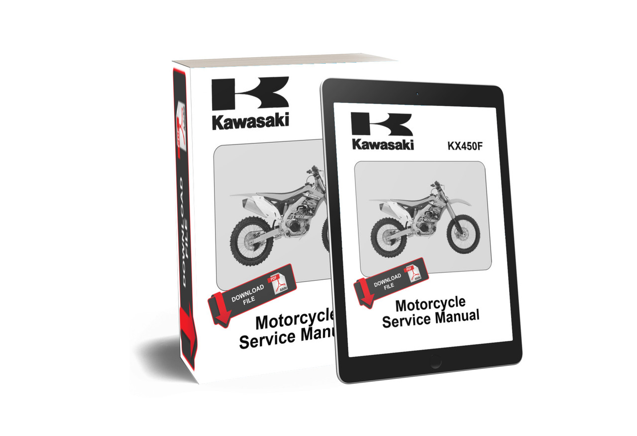 Service Manual Kawasaki 2012 KX450F Repair