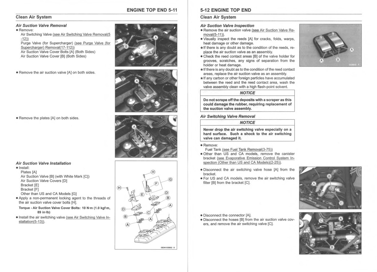 Service Manual Kawasaki 2021 Ninja H2 SX SE+ Repair