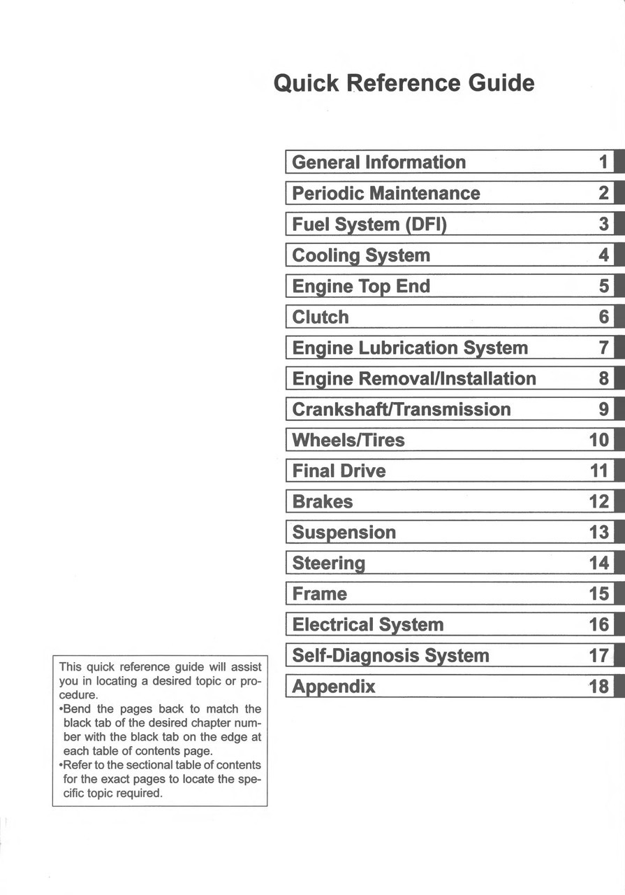 Service Manual Kawasaki 2021 Ninja H2 SX SE+ Repair