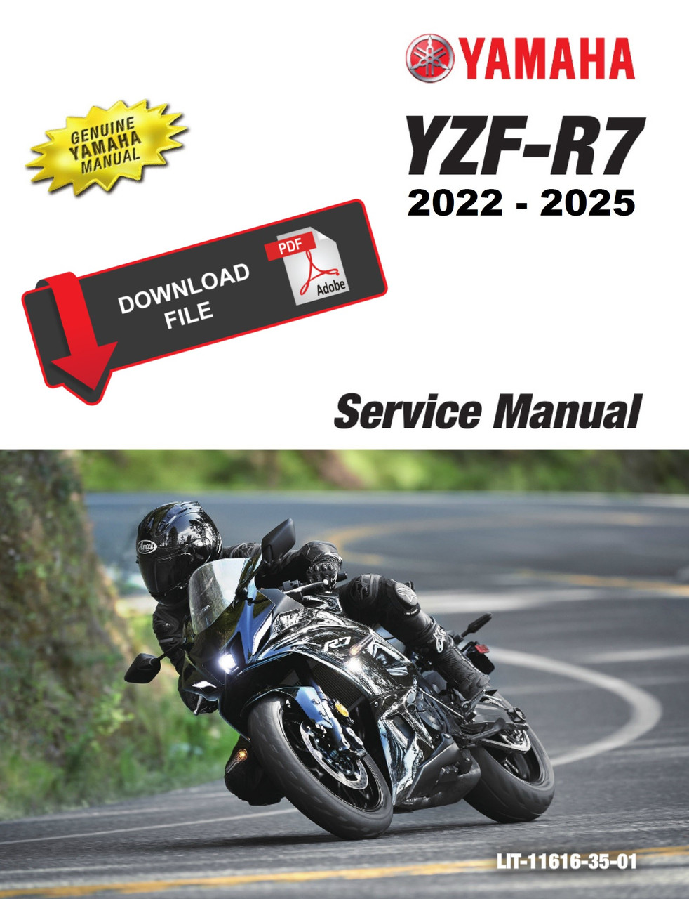 YZF-R7 22〜（YAMAHA YZF690 ）サービスマニュアル Yamaha 2022 YZF-R7 Service Manual