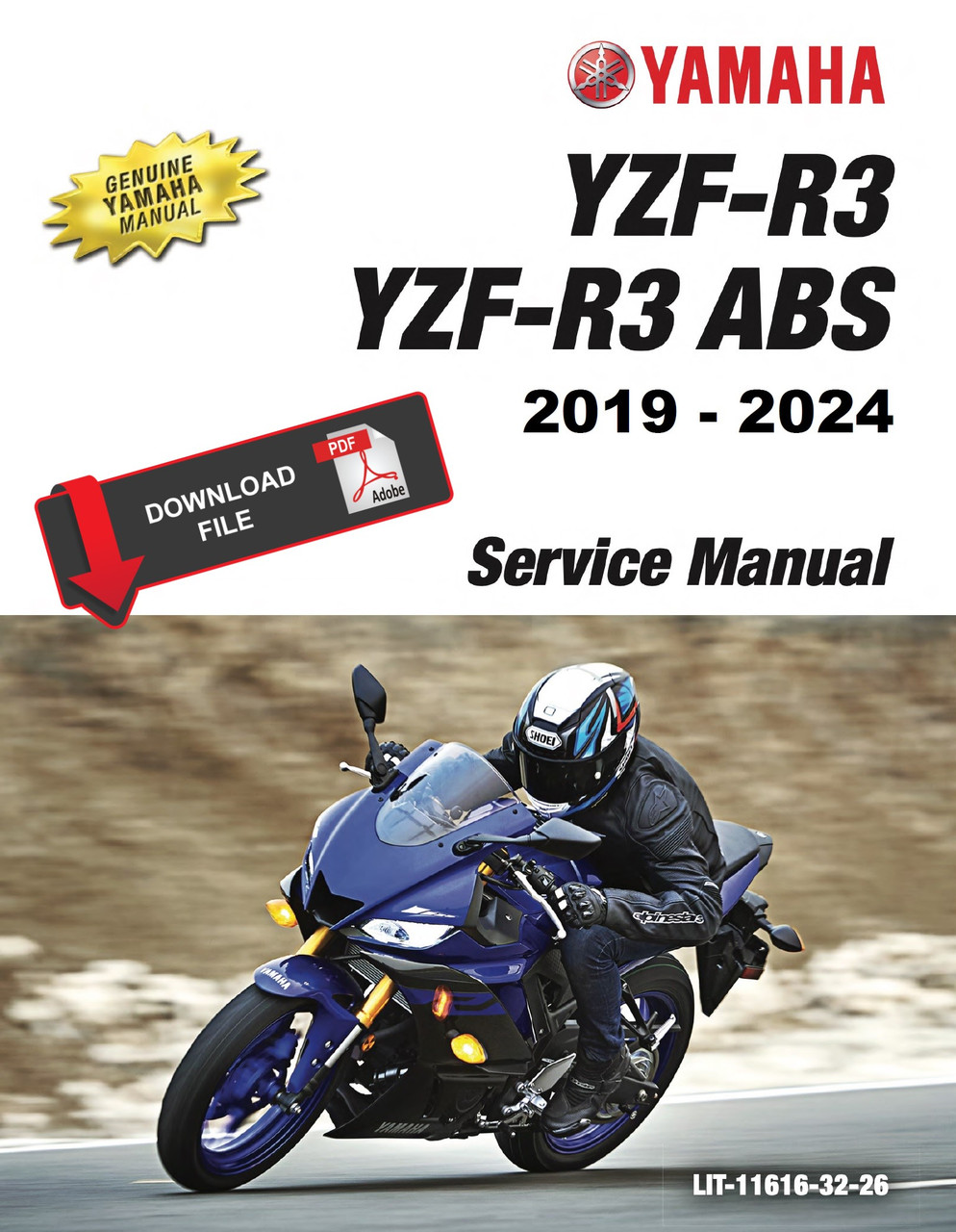 Yamaha 2019 YZF-R3 Service Manual