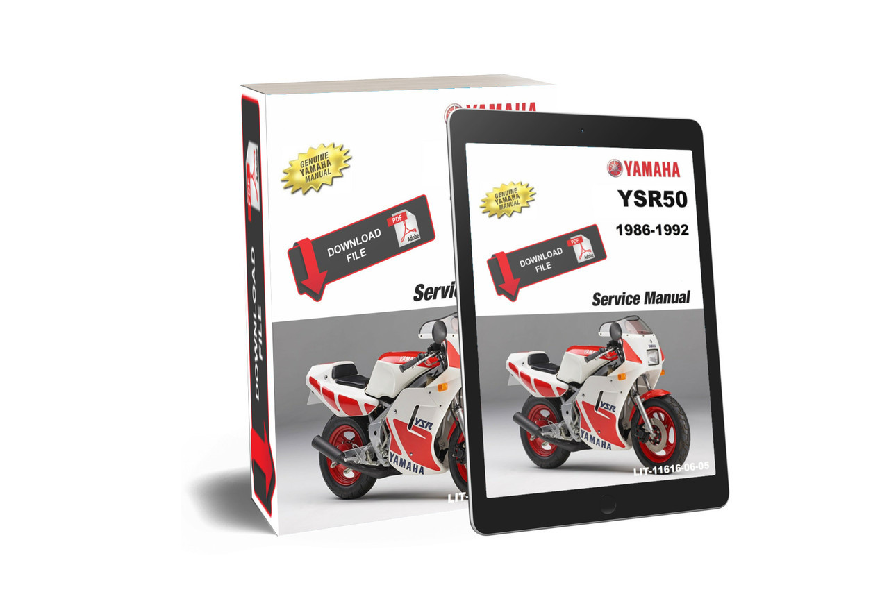 YAMAHA　YSR50　サービスマニュアル Yamaha 1988 YSR 50 Service Manual