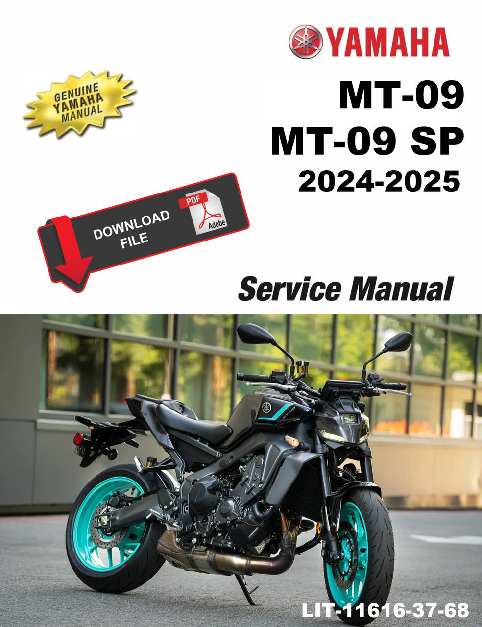 MT-09 SP 2018 サービスマニュアル Yamaha MT-09 MT09 SP MT09SP Workshop Service Repair Manual