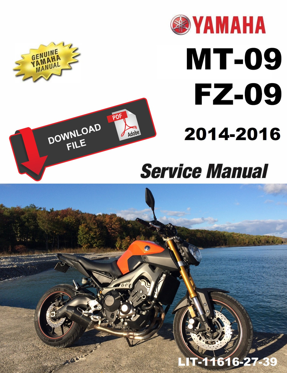 Yamaha 2014 MT-09 Service Manual