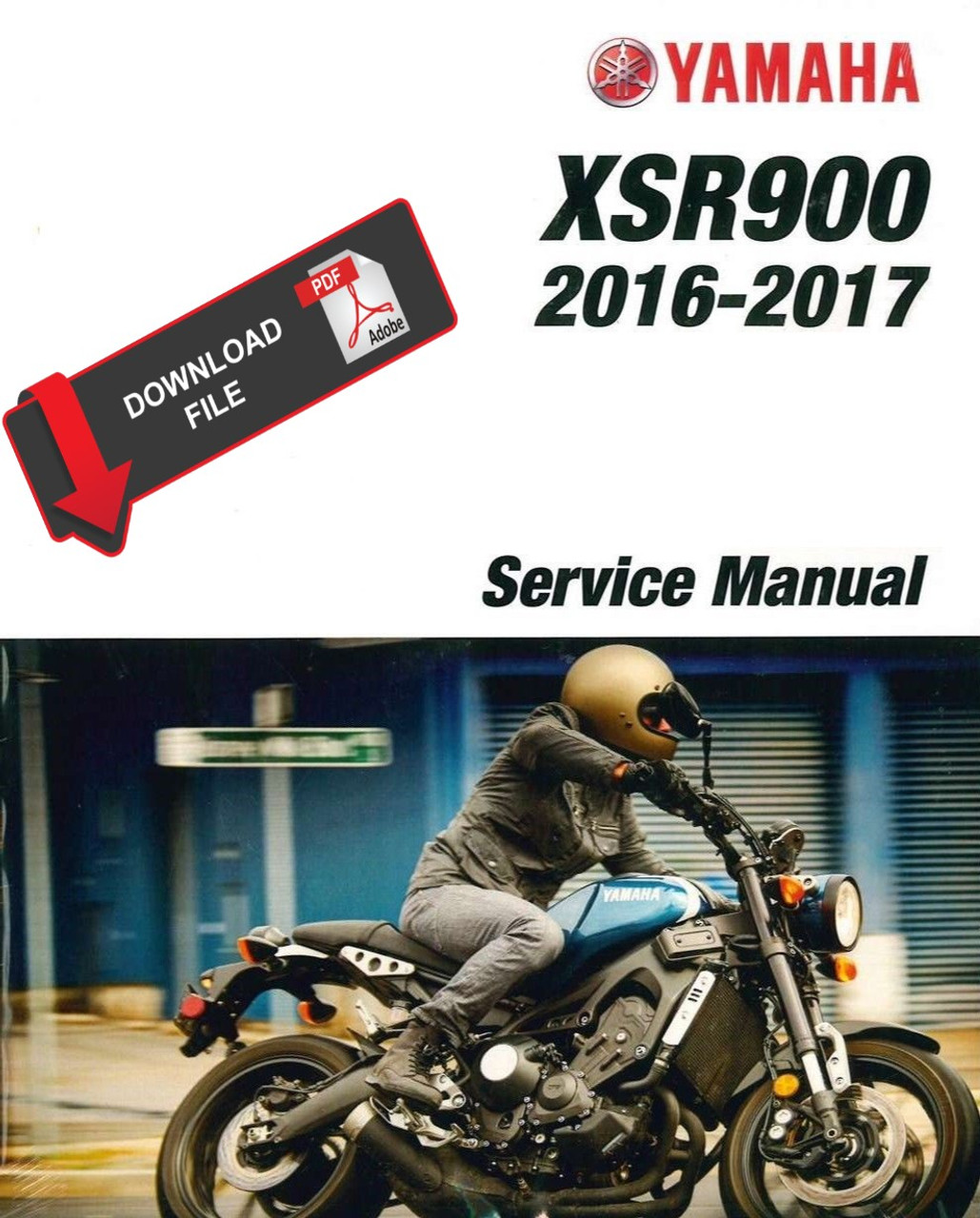 XSR900 2016年サービスマニュアル&パーツリスト Yamaha 2016 XSR900 Service Manual