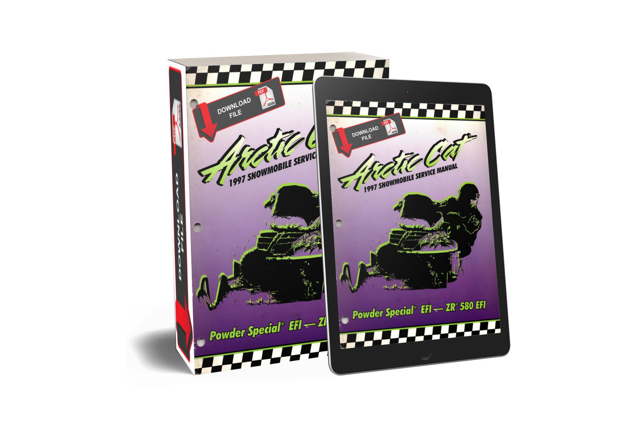 Arctic Cat 1997 ZR 580 EFI Snowmobile Models Service Manual