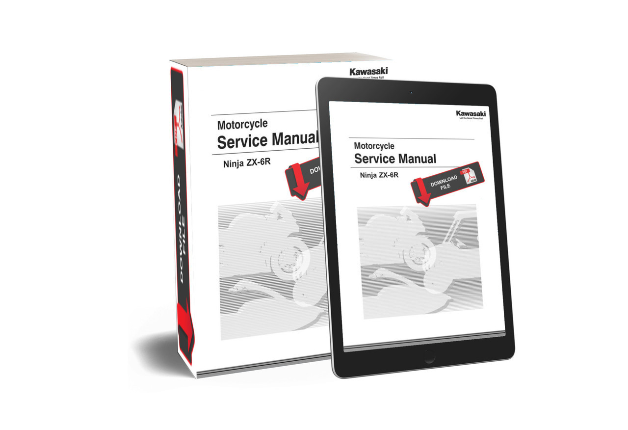 Service Manual Kawasaki 2024 Ninja ZX-6R 40th Anniversary Repair