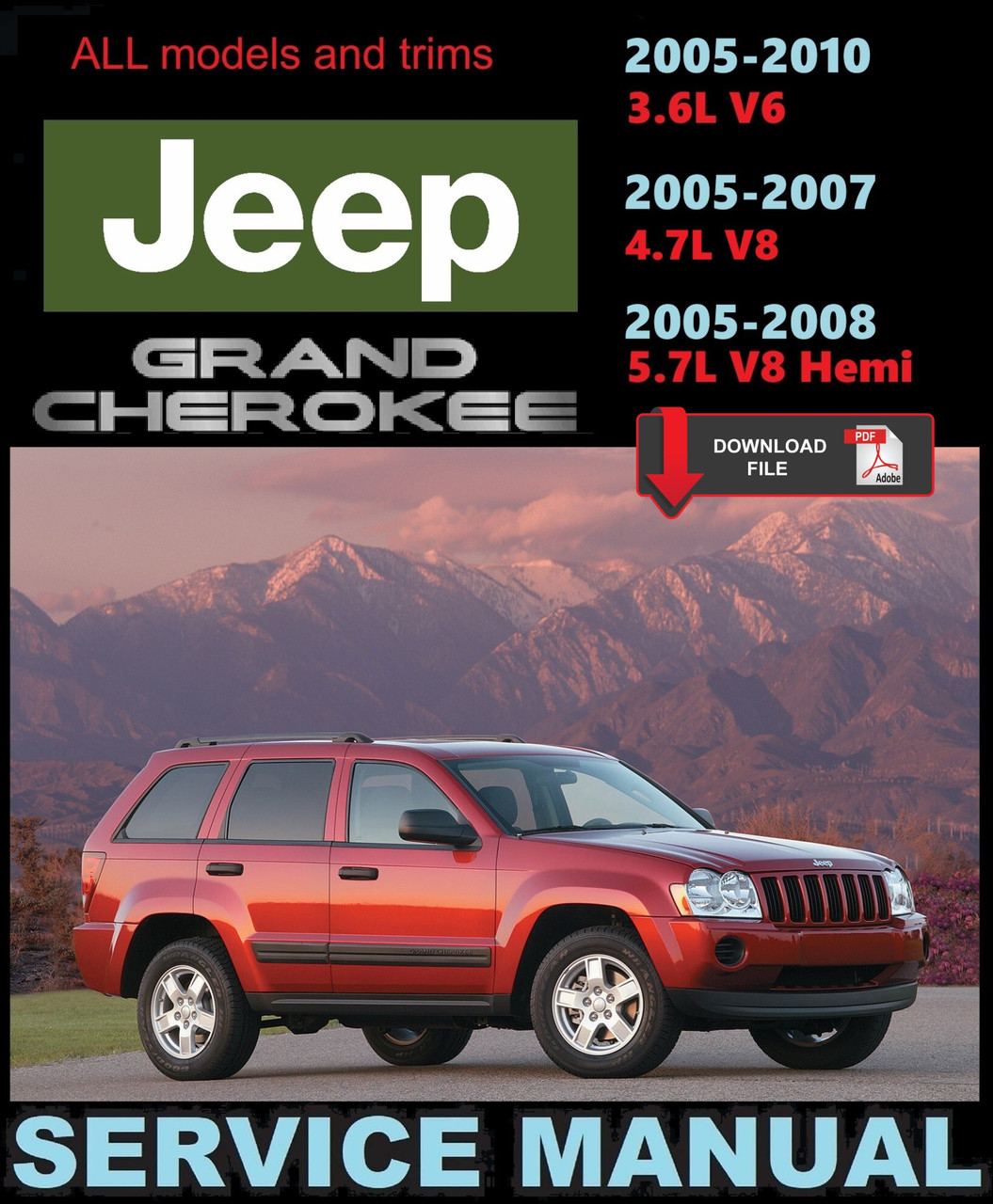 Service Manual Jeep 2005 Grand Cherokee Repair