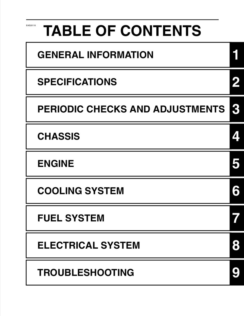 Yamaha 2008 FZ1 Fazer Service Manual
