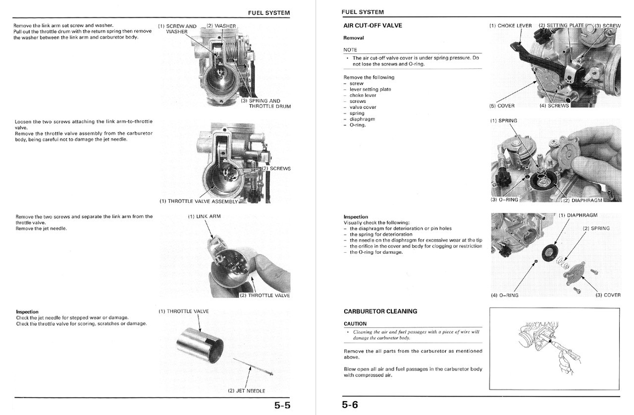 Honda 2001 XR400R Service Manual