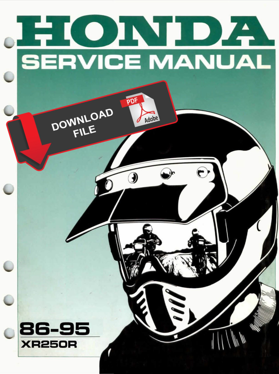 Honda 1995 XR250R Service Manual