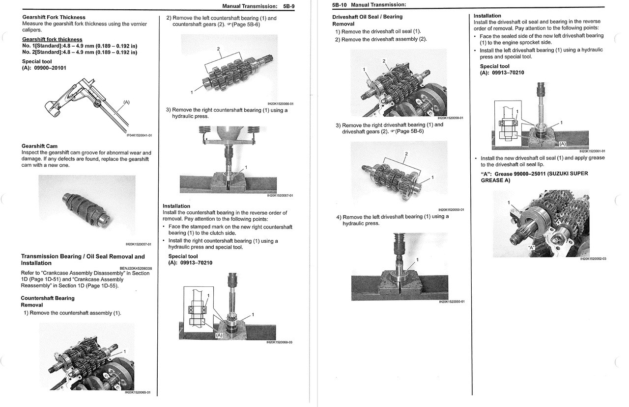 Suzuki 2017 GSX250R Service Manual