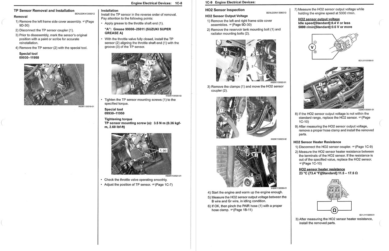 Suzuki 2017 GSX250R Service Manual