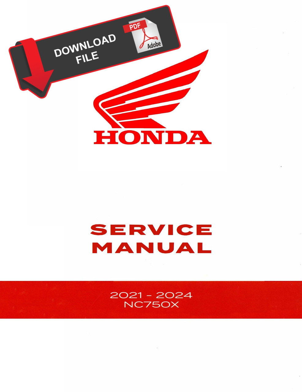 Honda 2021 NC750X Service Manual