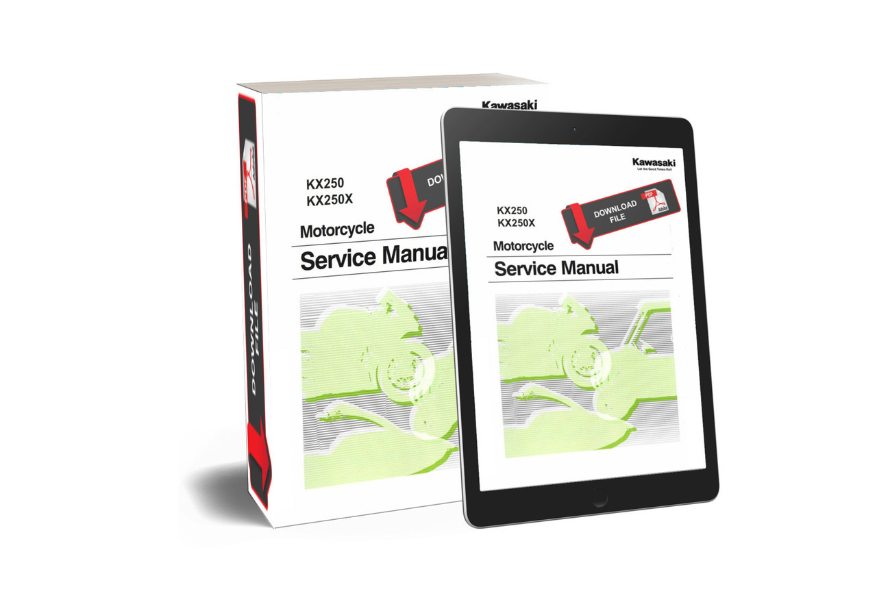Service Manual Kawasaki 2025 KX250X Repair