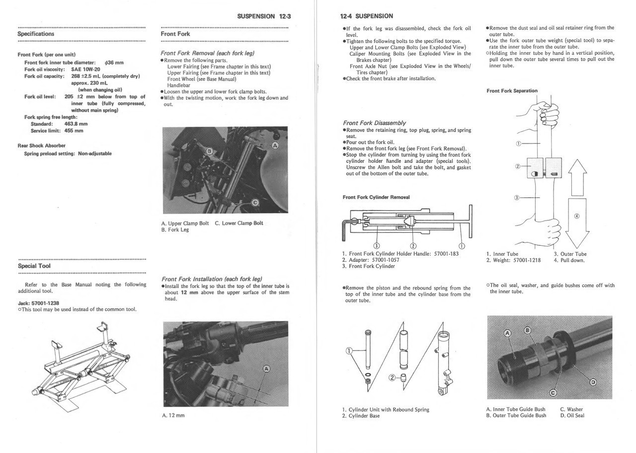 Service Manual Kawasaki 2004 Ninja 250R Repair