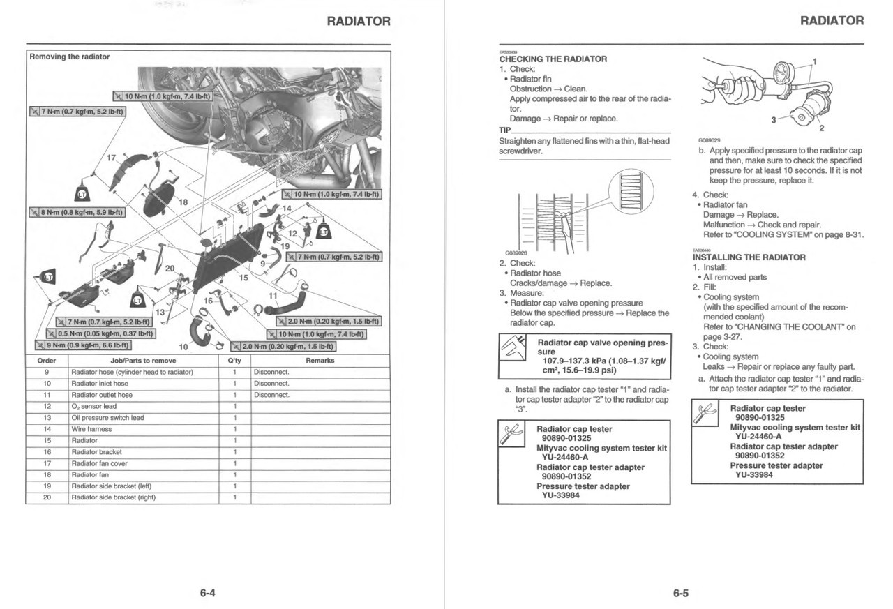 Yamaha 2024 Tracer 9 GT+ Service Manual