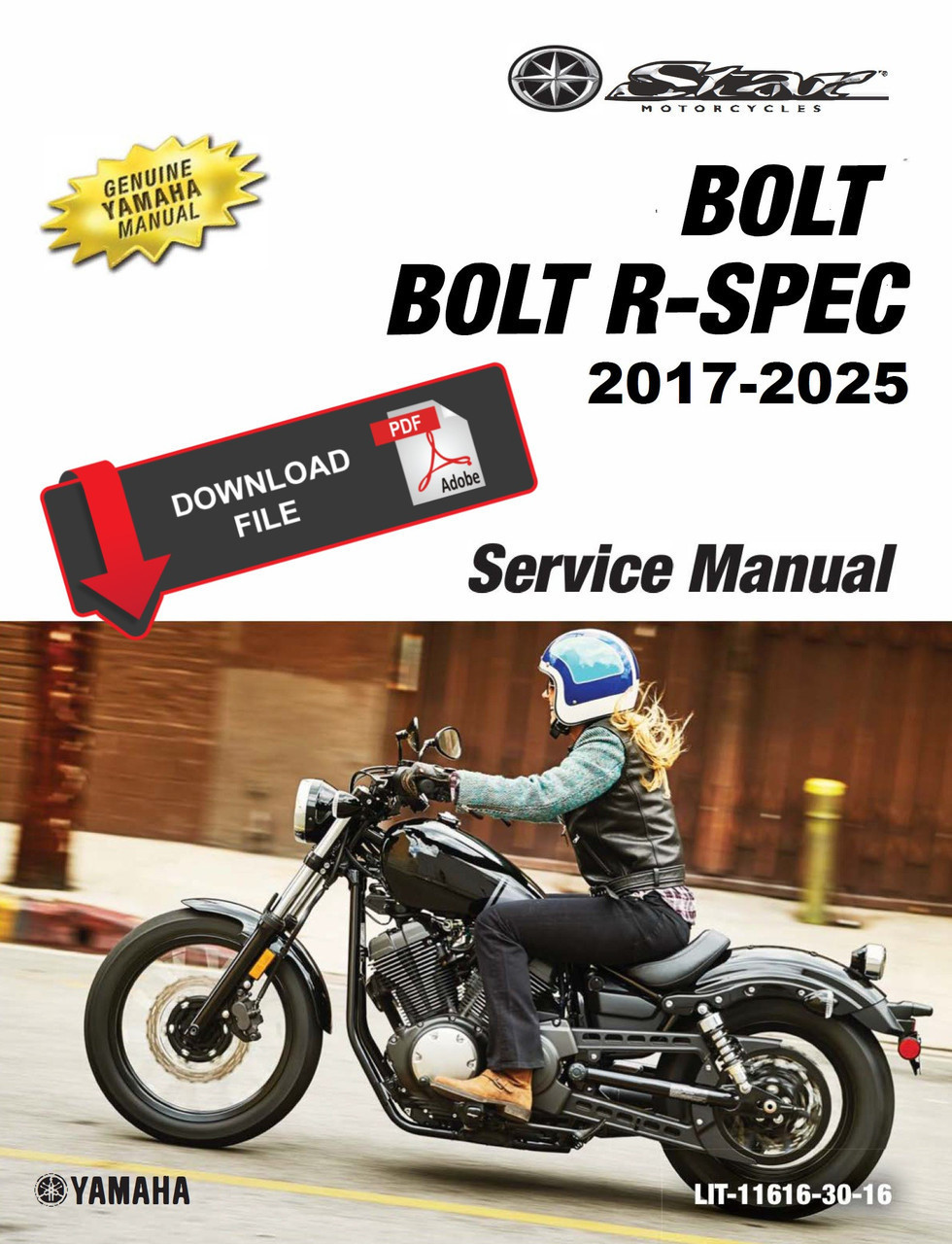 Yamaha 2025 Bolt R-Spec Service Manual