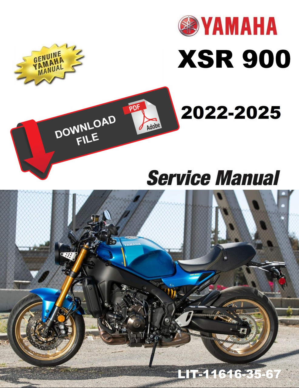 YAMAHA MTM890 サービスマニュアル (XSR900 '22) Yamaha 2022 XSR900 Service Manual