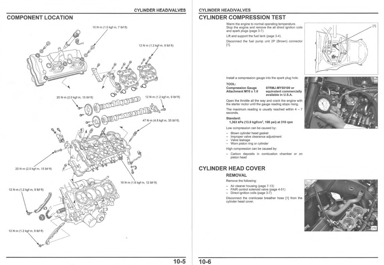 Honda 2024 CBR600RR Service Manual