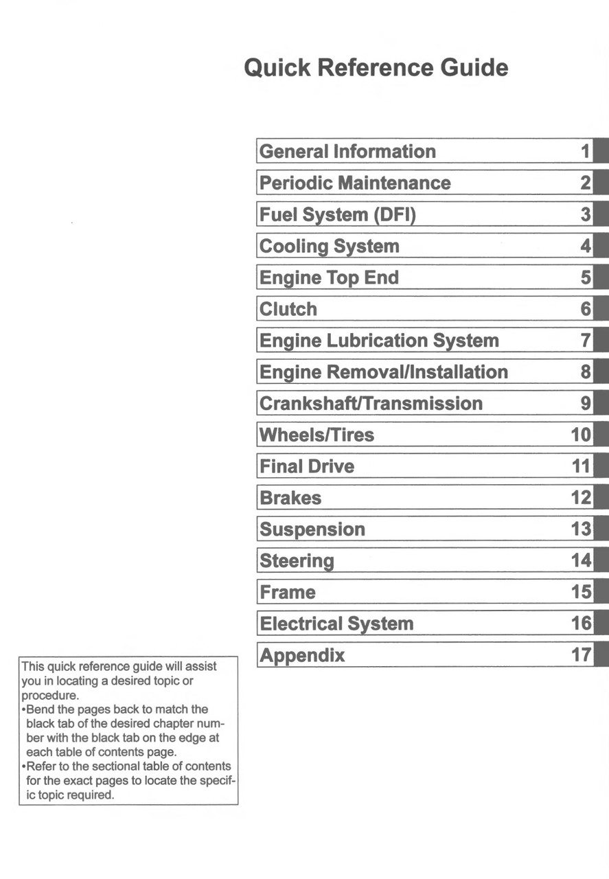 Service Manual Kawasaki 2024 Z900RS ABS Repair