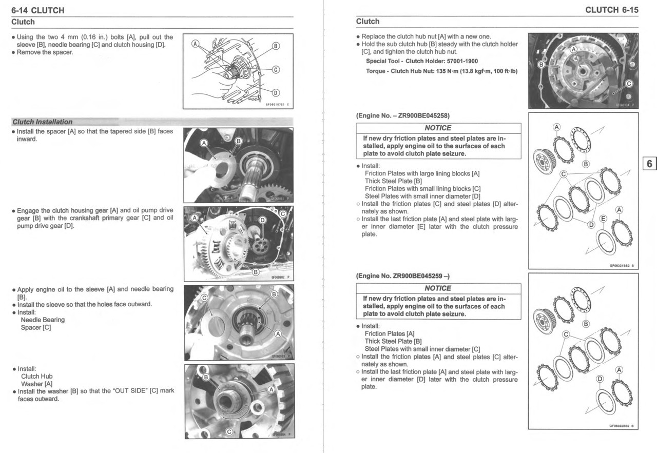 Service Manual Kawasaki 2024 Z900RS SE Repair